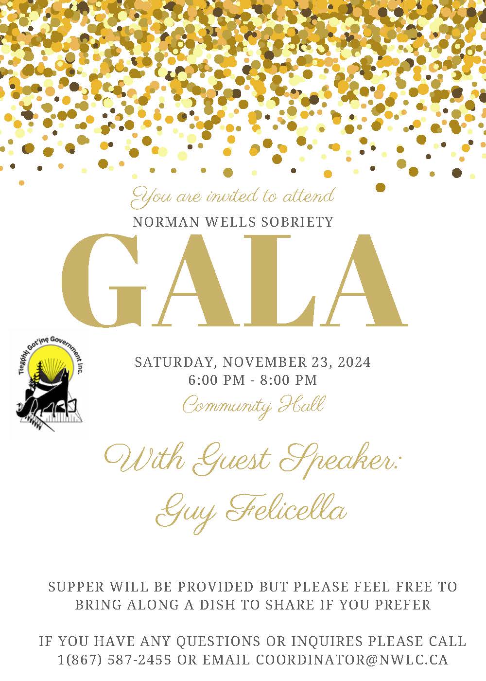 Sobriety Gala November 23rd, 2024