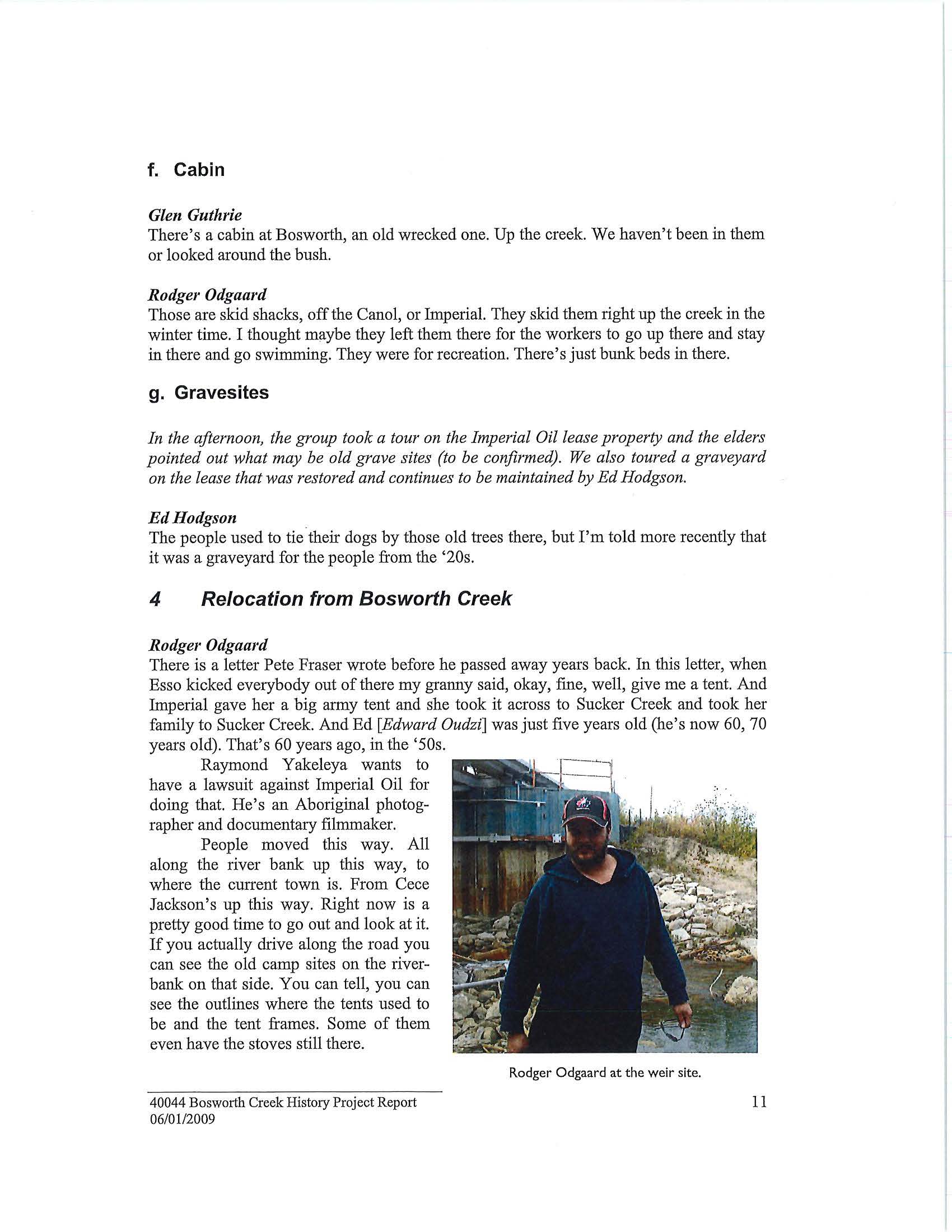 Bosworth Creek History Project Page 16