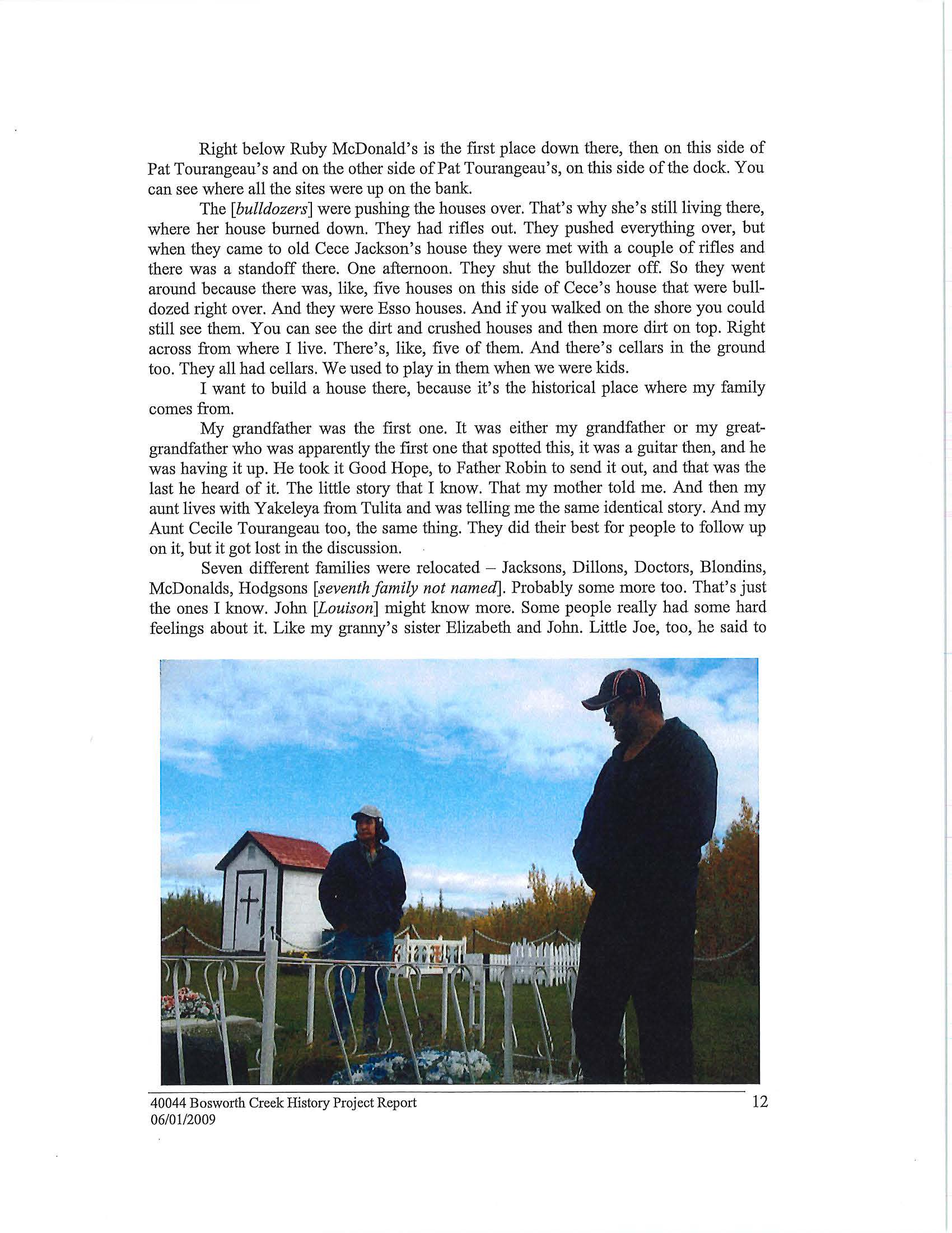 Bosworth Creek History Project Page 17
