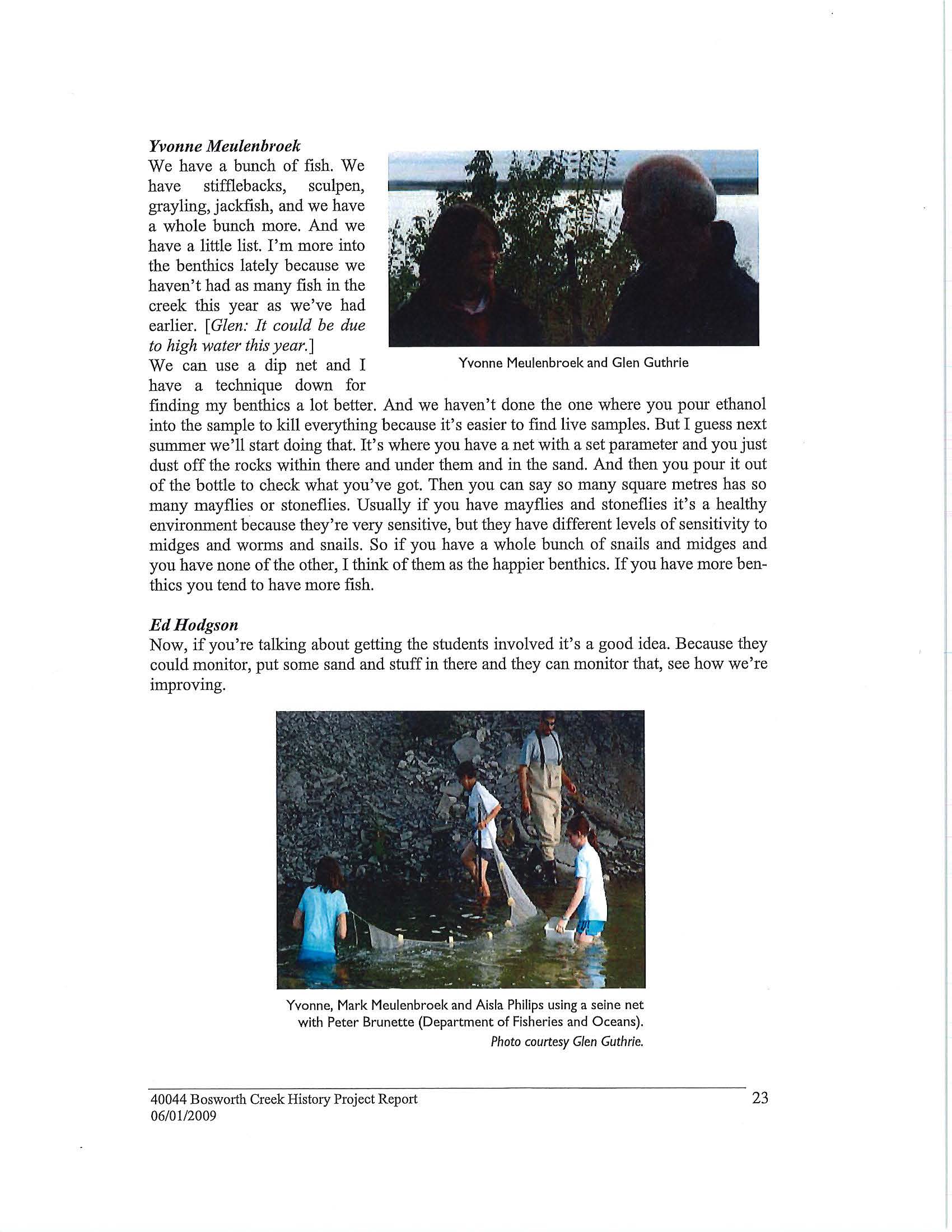 Bosworth Creek History Project Page 28